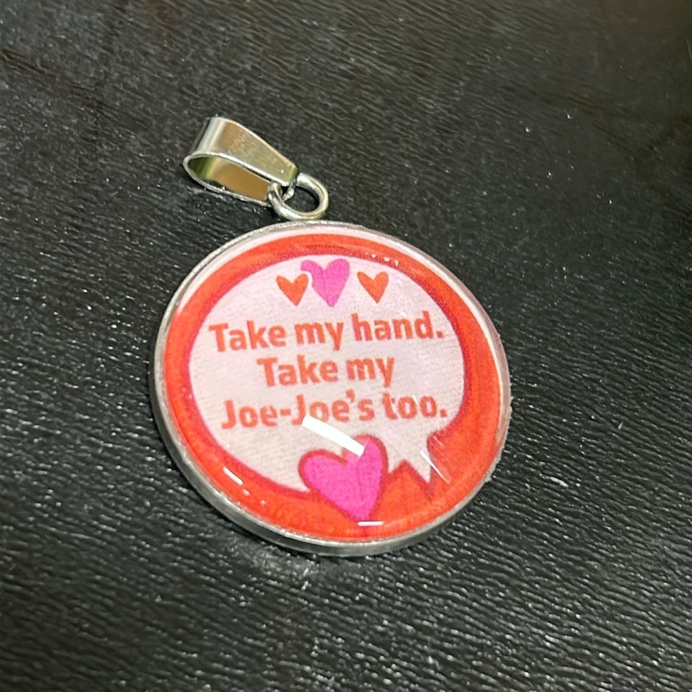 Trader Joe’s necklace charm valentines 25mm